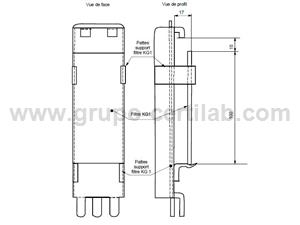 SUPORTE PARA AMOSTRAS PARA FILTRO KG1